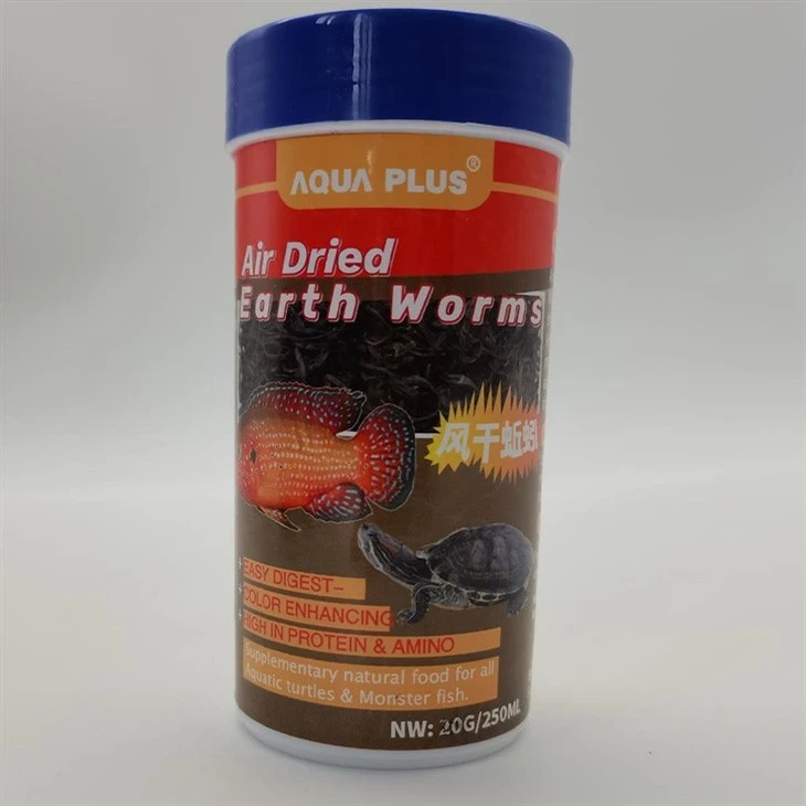 Dried Earthworm fish food